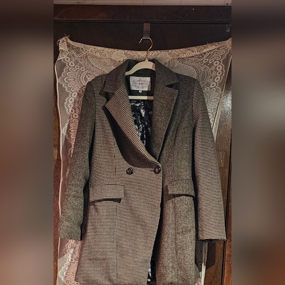 Pink Martini Jackets & Coats Pink Martini Dark Academia Pea Coat